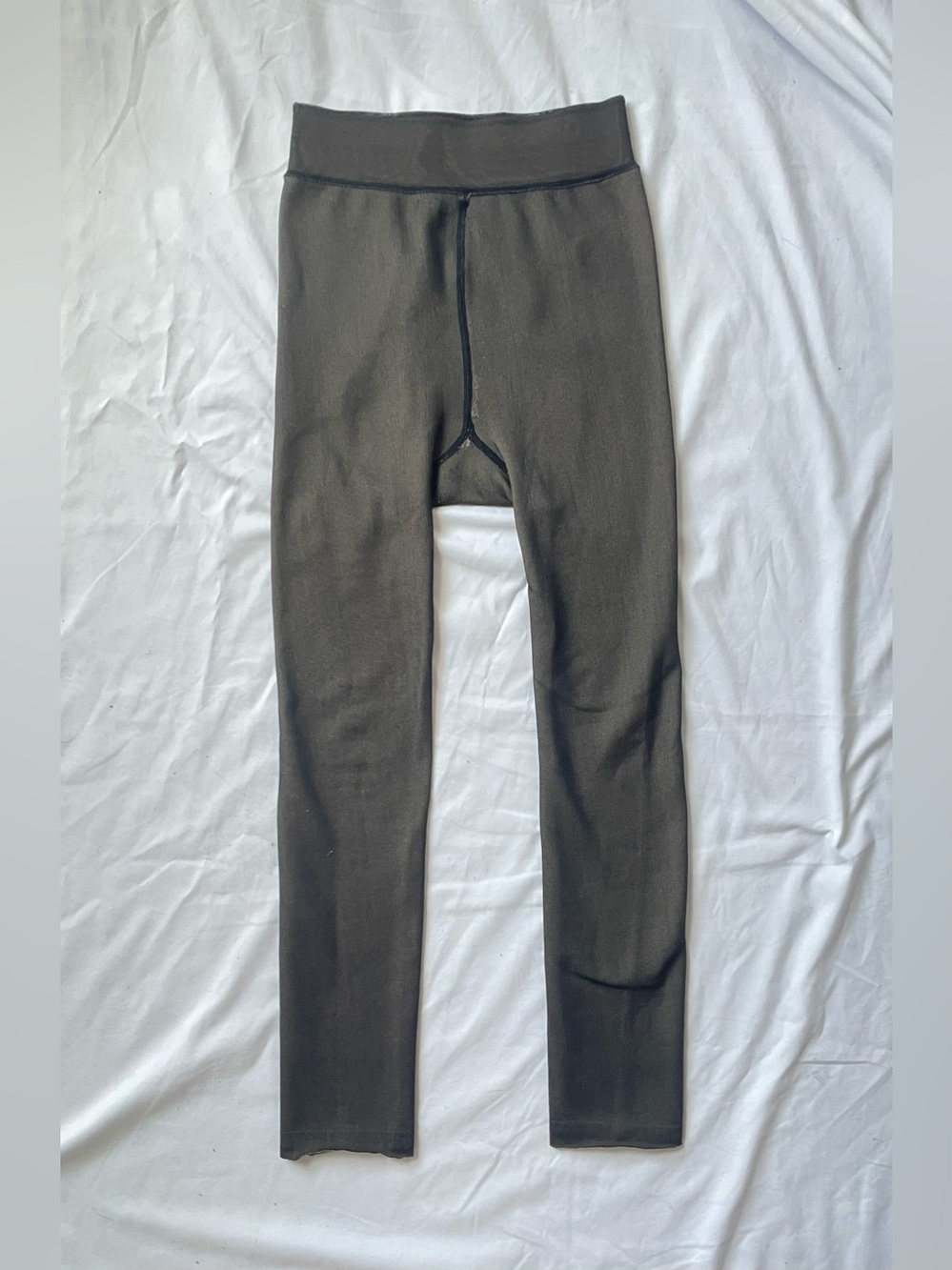 SHEIN Black Women's Cozy Fleece-Lined Thermal Leggings (skims look a like)